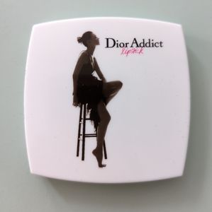 Dior Addict Lipstick Compact Mirror with velvet pouch